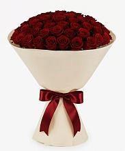 Букет 101 Бордовая роза Блэк Бакарра в Чечулино