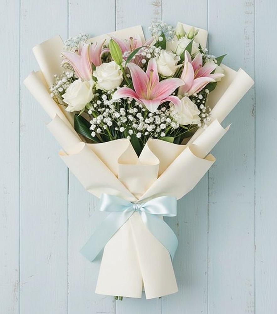 Букет цветов из: Лилии в Чечулино