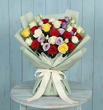 Букет цветов из:  Розы в Чечулино