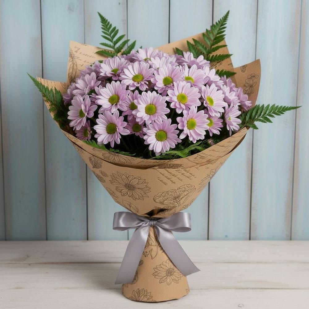 Букет цветов из: Хризантемы в Чечулино