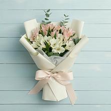 Букет цветов из:  Альстромерии #REPLACE_PRED# Чечулино