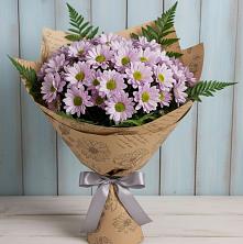 Букет цветов из:  Хризантемы в Чечулино