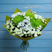 Букет цветов из:  Хризантемы в Чечулино