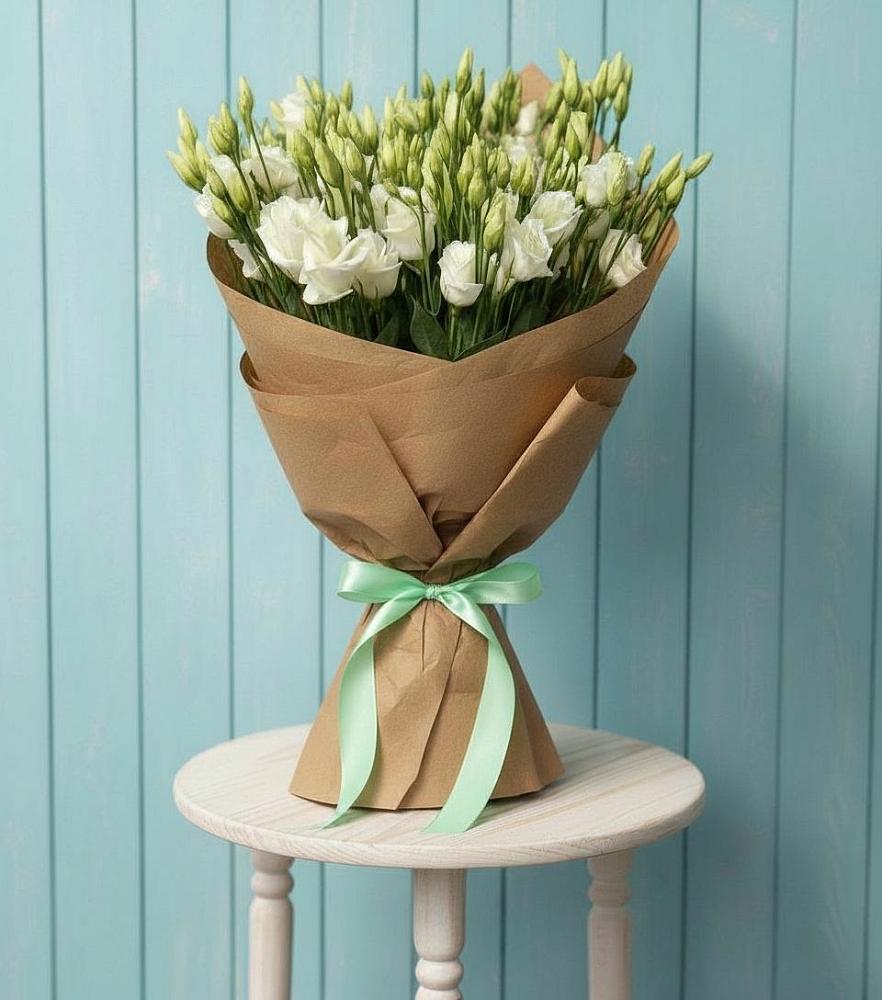 Букет цветов из: Лизиантусы в Чечулино