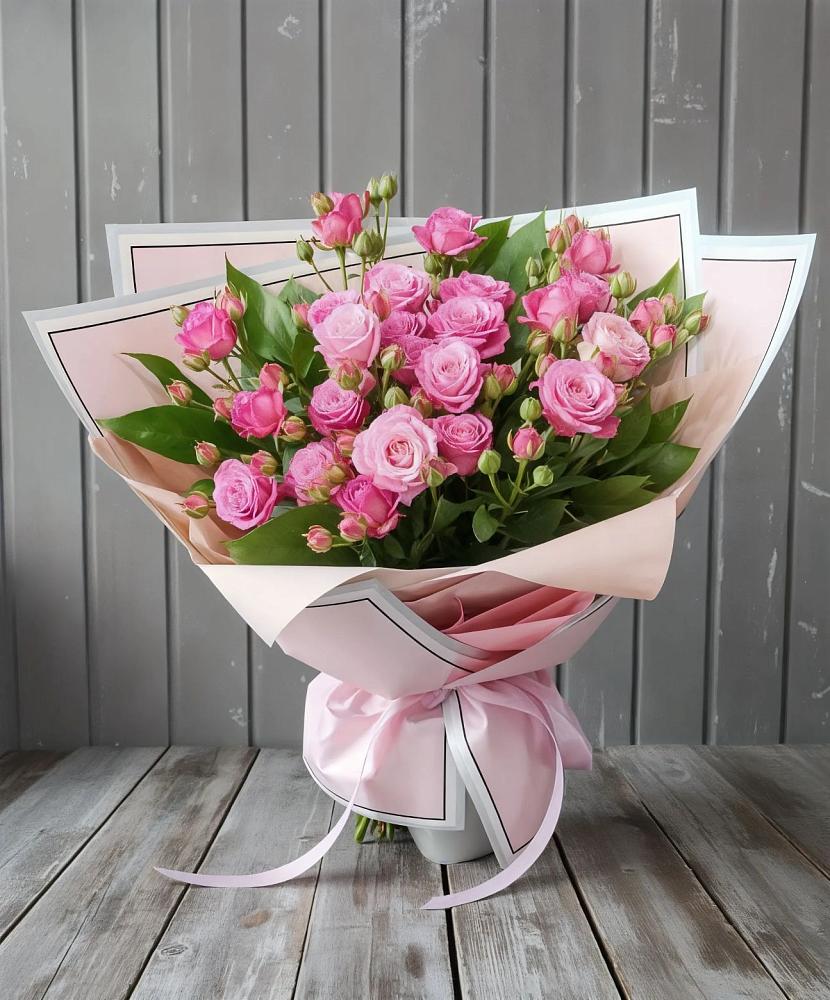 Букет Розовый кустик в Чечулино