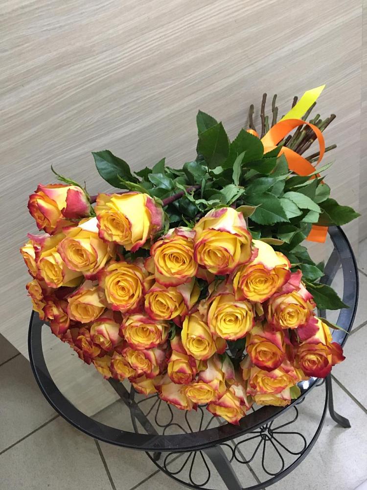 Букет Желтые розы в Чечулино