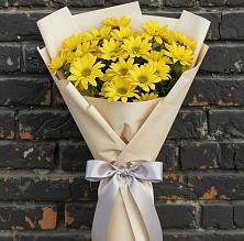Букет цветов из:  Хризантемы в Чечулино