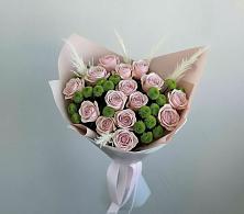 Букет цветов из:  Розы и Хризантемы в Чечулино