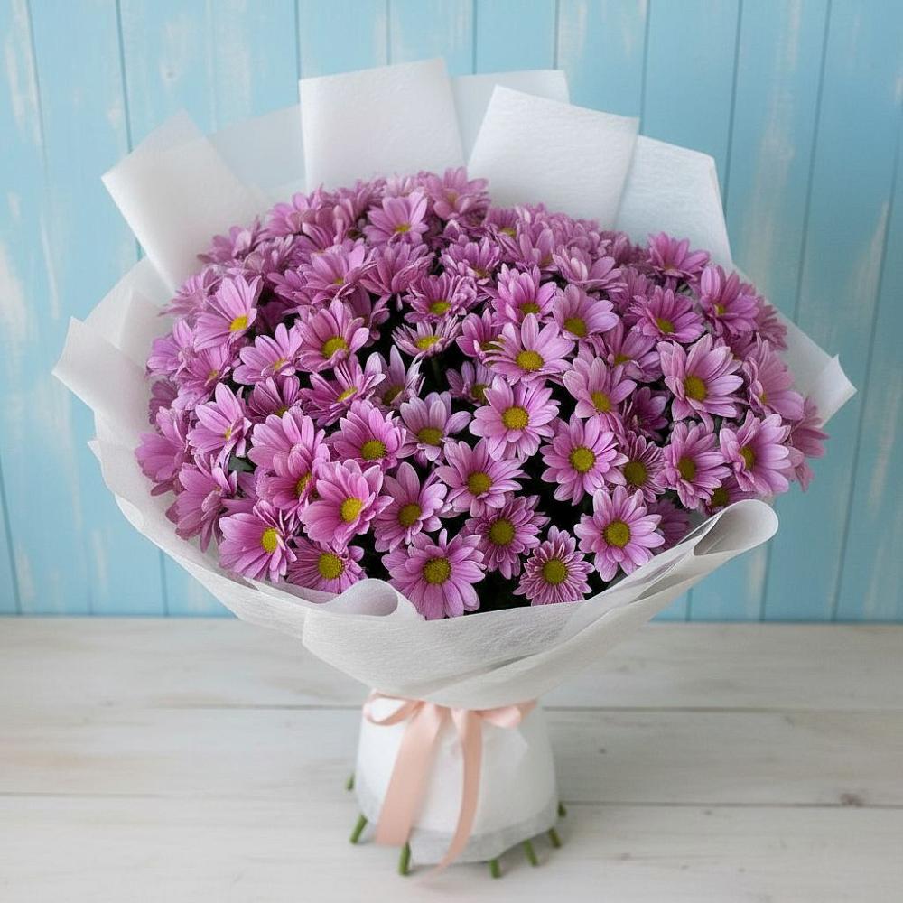 Букет цветов из: Хризантемы в Чечулино
