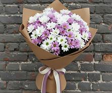 Букет цветов из:  Хризантемы в Чечулино