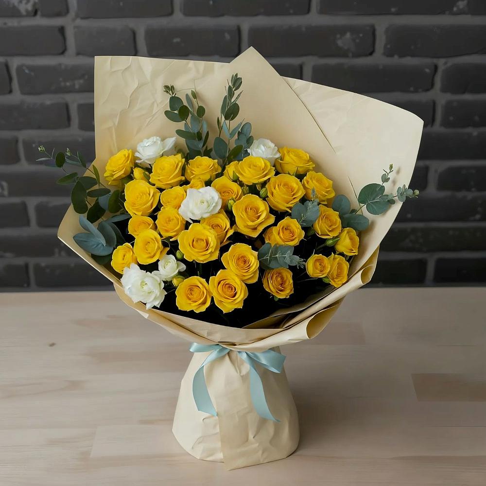 Букет цветов из: Розы в Чечулино