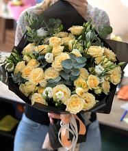 Букет цветов из:  Розы и Лизиантусы #REPLACE_PRED# Чечулино