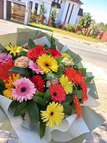 Букет цветов из: Герберы в Чечулино