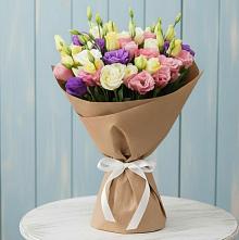Букет цветов из:  Лизиантусы в Чечулино