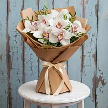 Букет цветов из:  Орхидеи и Розы #REPLACE_PRED# Чечулино